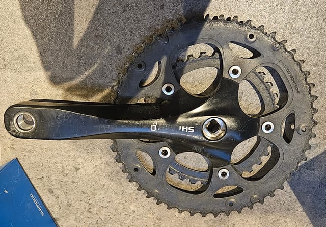 Shimano Claris R200 Front Chainwheel Cranks Crankset + Front And Rear Breaks