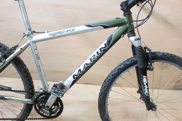 Marin Bobcat trail 24 gear mountain bike. Lightweight aluminium frame. Front suspension. Suitable for womens size