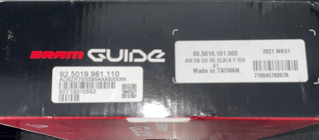 Sram guide RE
